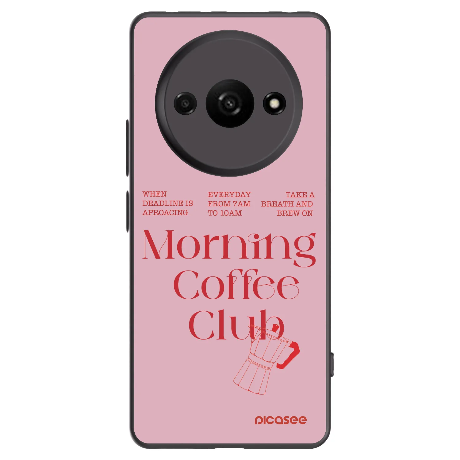 Picasee silikonski črni ovitek za Xiaomi Redmi A3 - Morning