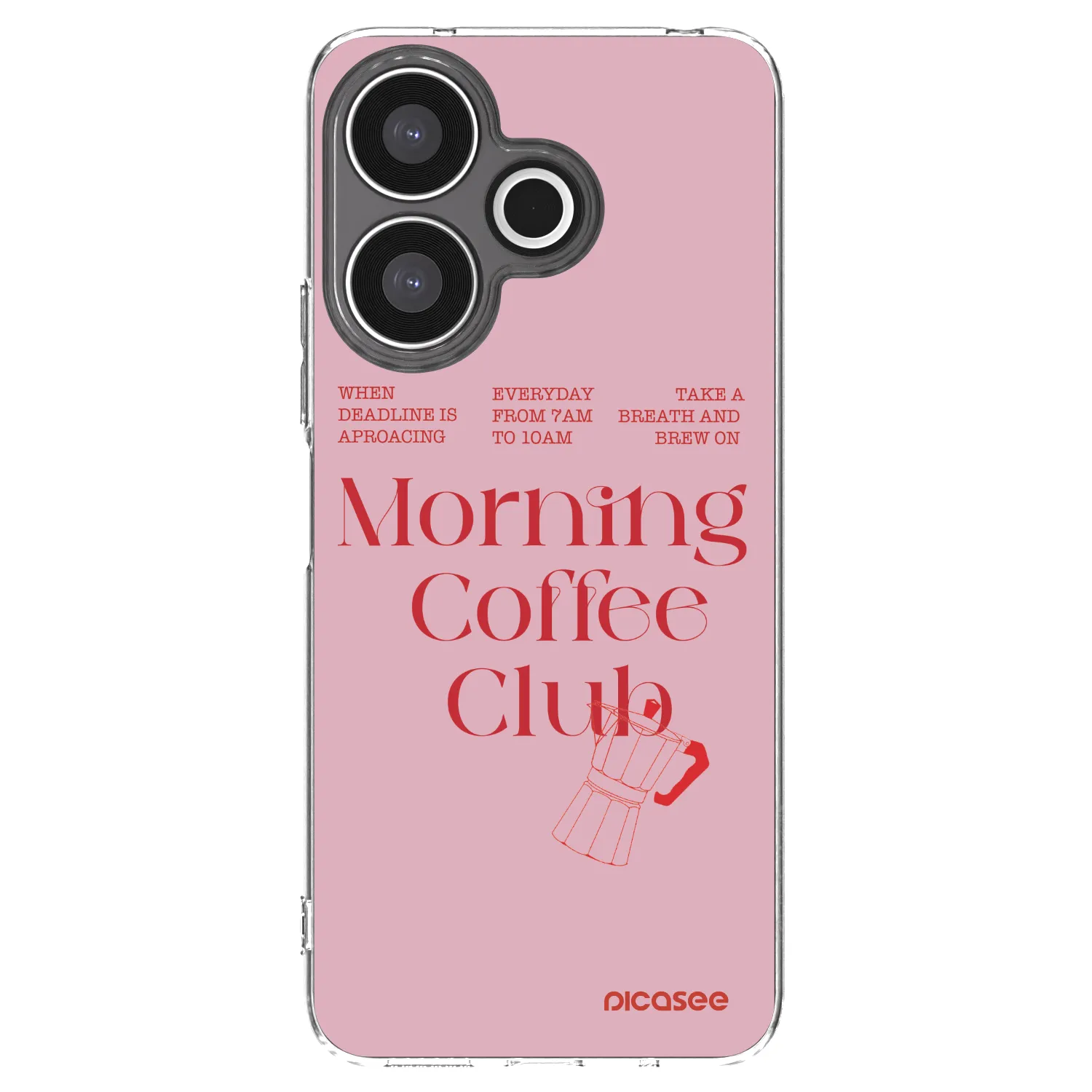 Picasee silikonski prozorni ovitek za Xiaomi Redmi 13 4G - Morning