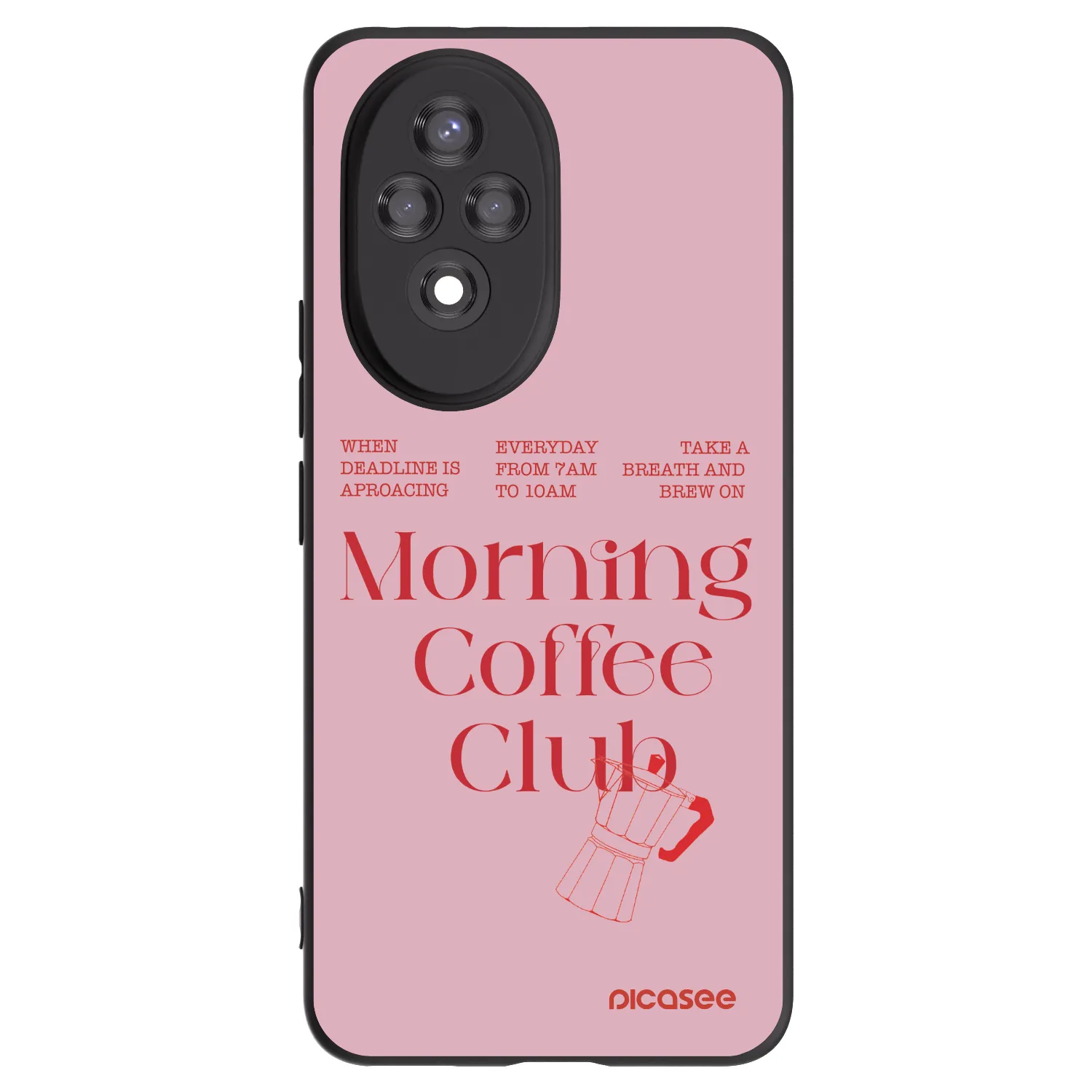 Picasee silikonski črni ovitek za Honor 200 Pro 5G - Morning