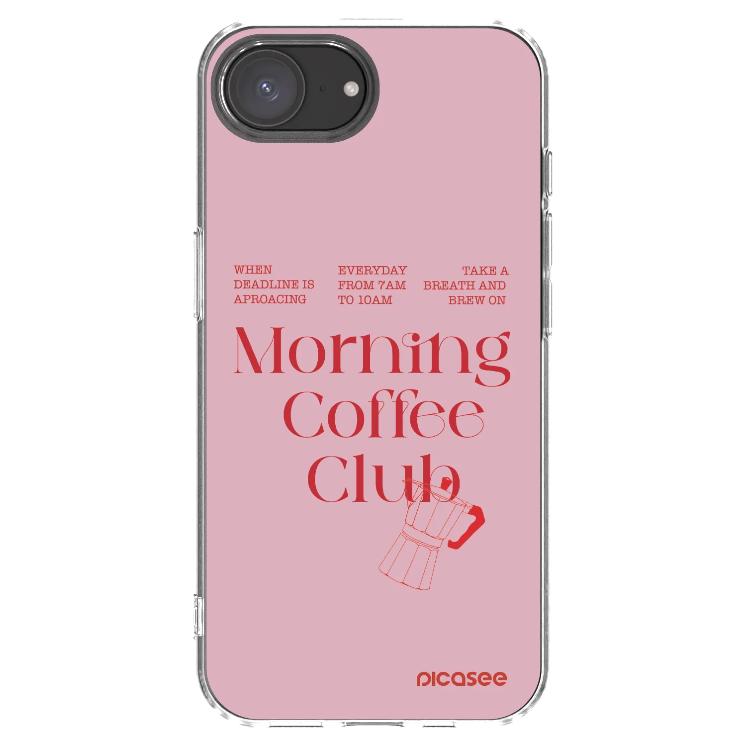 Picasee silikonski prozorni ovitek za Apple iPhone 16e - Morning