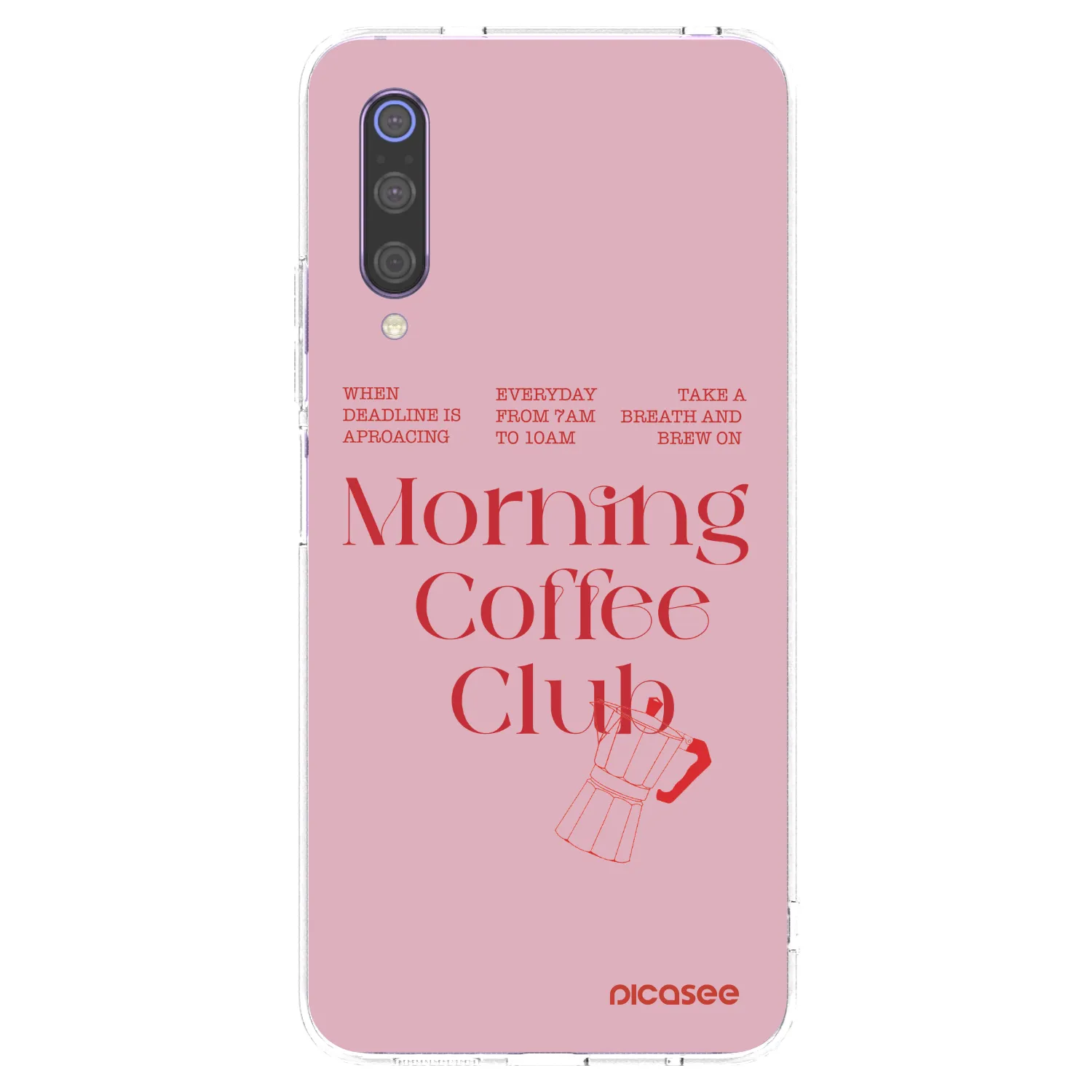 Picasee silikonski prozorni ovitek za Xiaomi Mi 9 - Morning