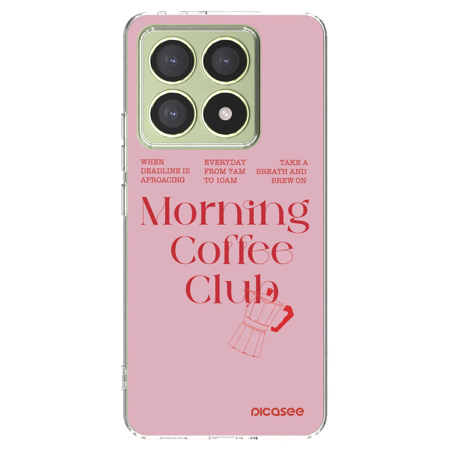 Picasee silikonski prozorni ovitek za Xiaomi 14T - Morning
