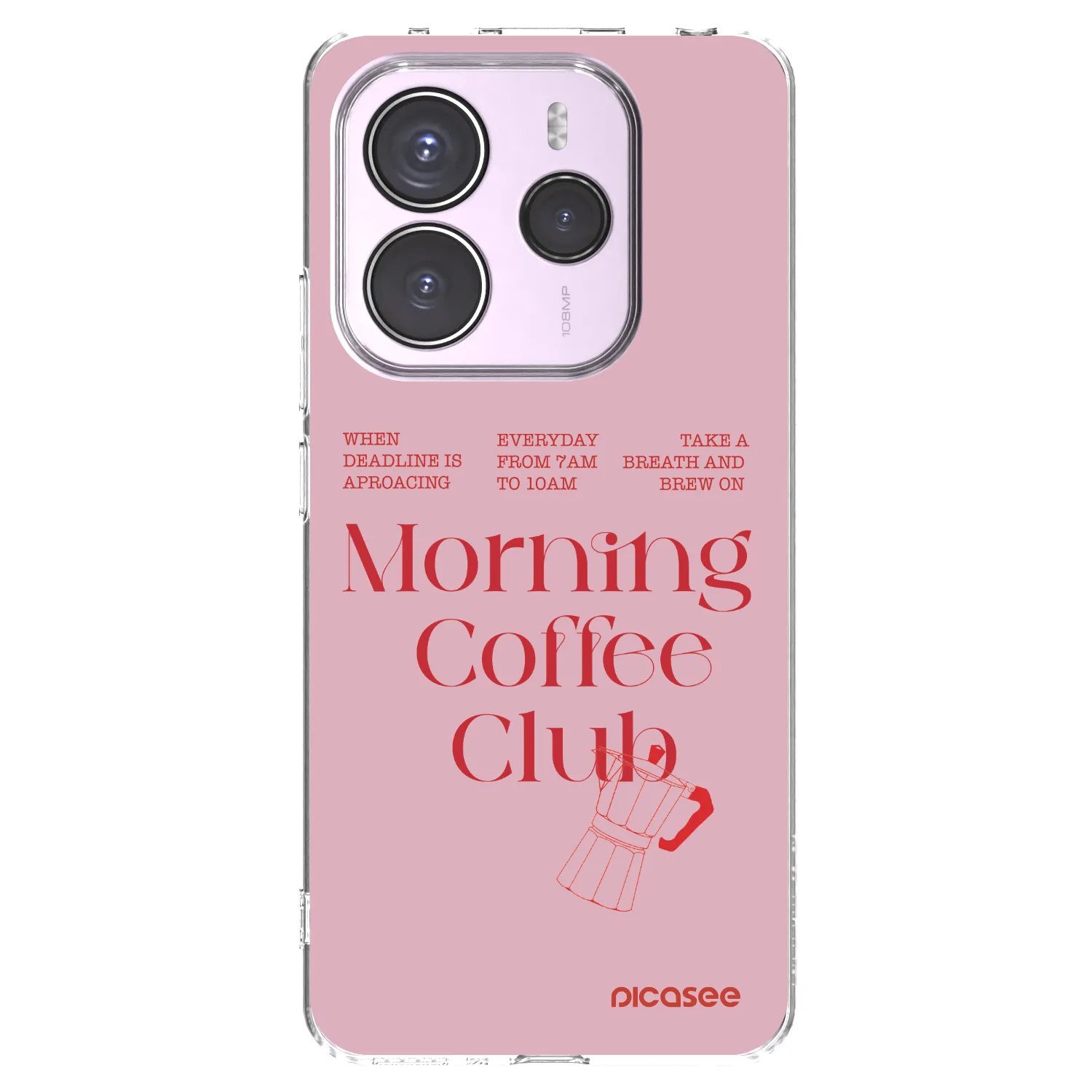 Picasee silikonski prozorni ovitek za Xiaomi Redmi Note 14 5G - Morning