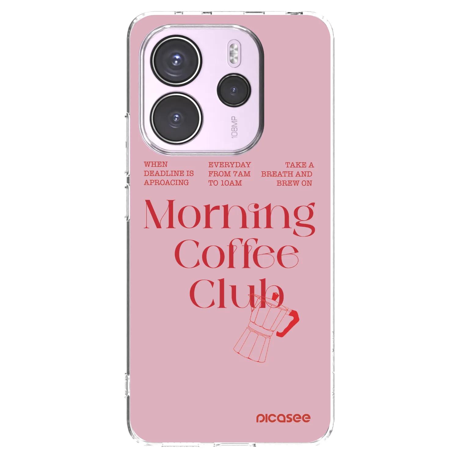 Picasee silikonski prozorni ovitek za Xiaomi Redmi Note 14 4G - Morning