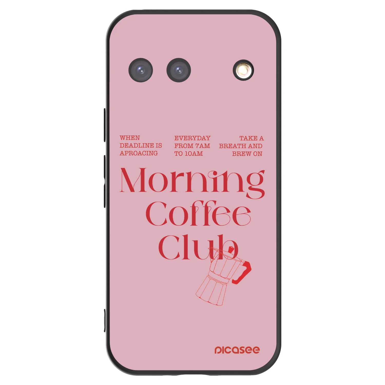 Picasee silikonski črni ovitek za Google Pixel 9 - Morning