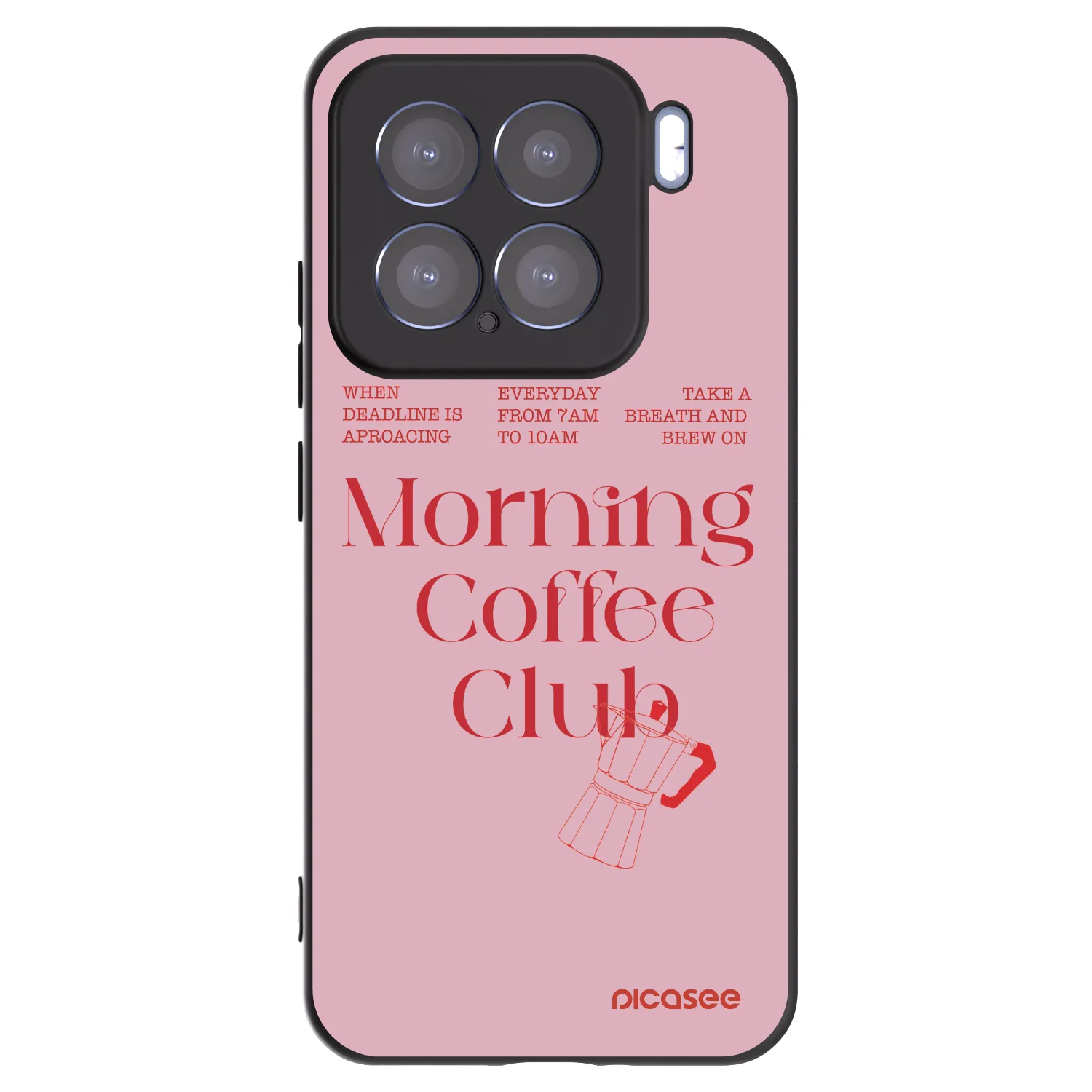Picasee silikonski črni ovitek za Xiaomi 15 - Morning