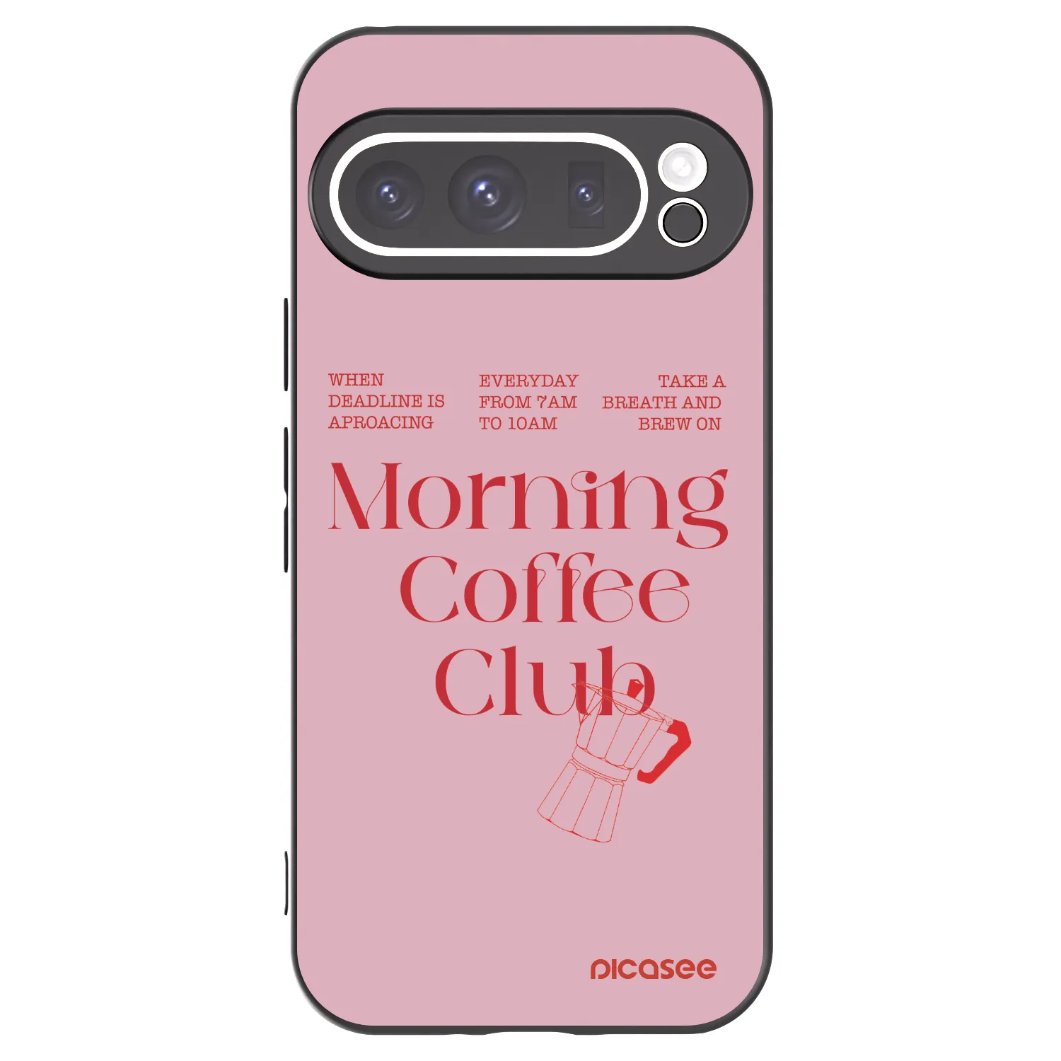 Picasee silikonski črni ovitek za Google Pixel 9 Pro - Morning