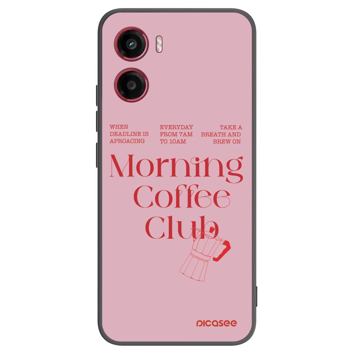 Picasee silikonski črni ovitek za Motorola Moto G05 - Morning