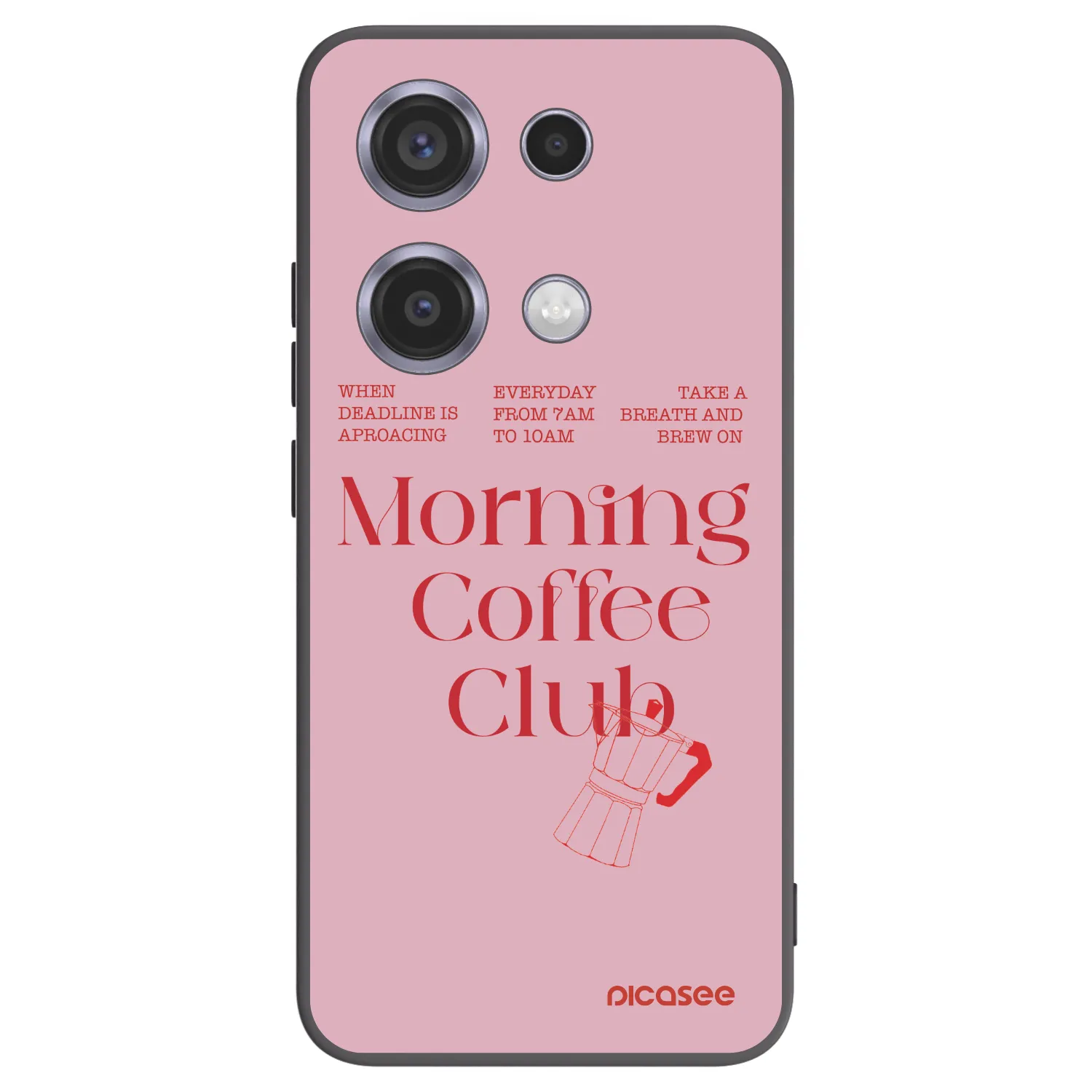 Picasee silikonski črni ovitek za Xiaomi Redmi Note 14S - Morning