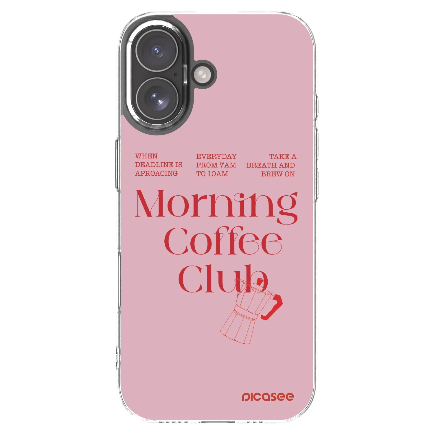 Picasee silikonski prozorni ovitek za Apple iPhone 17 - Morning