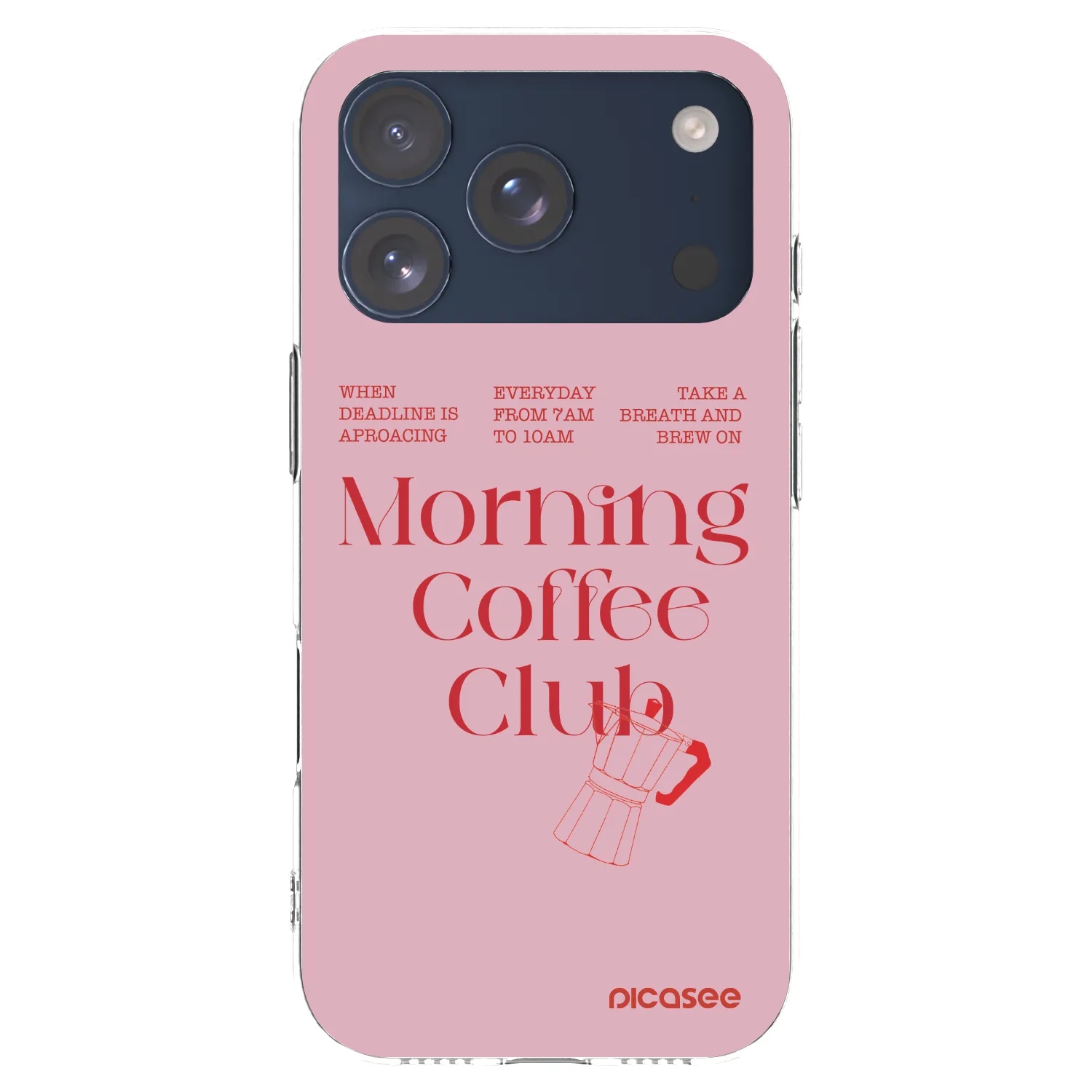 Picasee silikonski prozorni ovitek za Apple iPhone 17 Pro - Morning