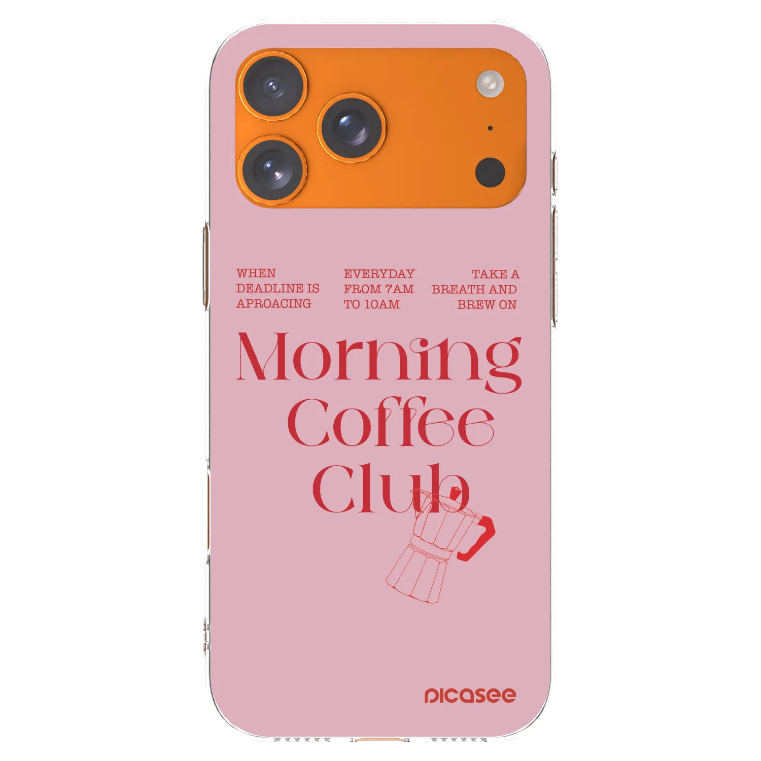 Picasee silikonski prozorni ovitek za Apple iPhone 17 Pro Max - Morning