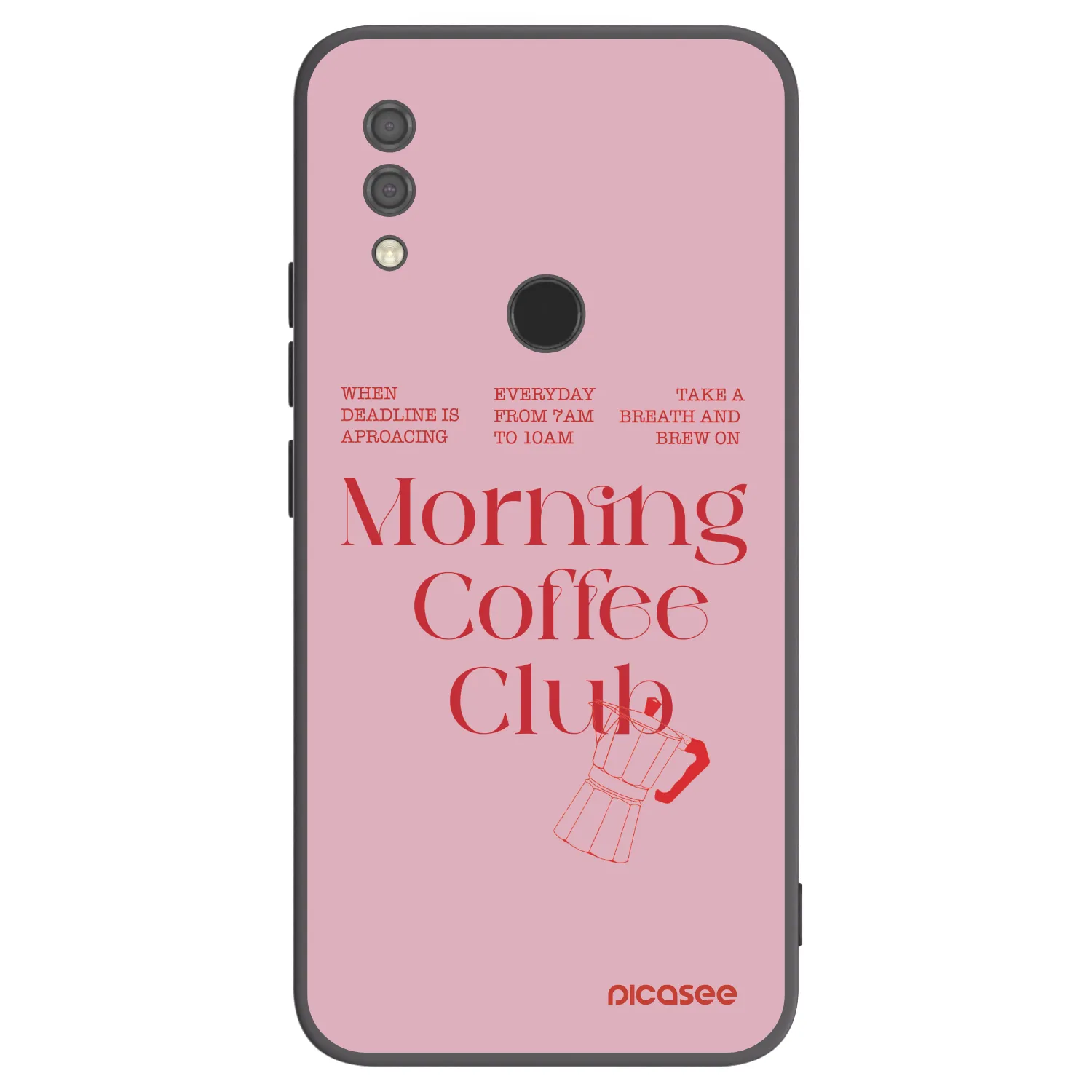 Picasee silikonski črni ovitek za Xiaomi Redmi 7 - Morning