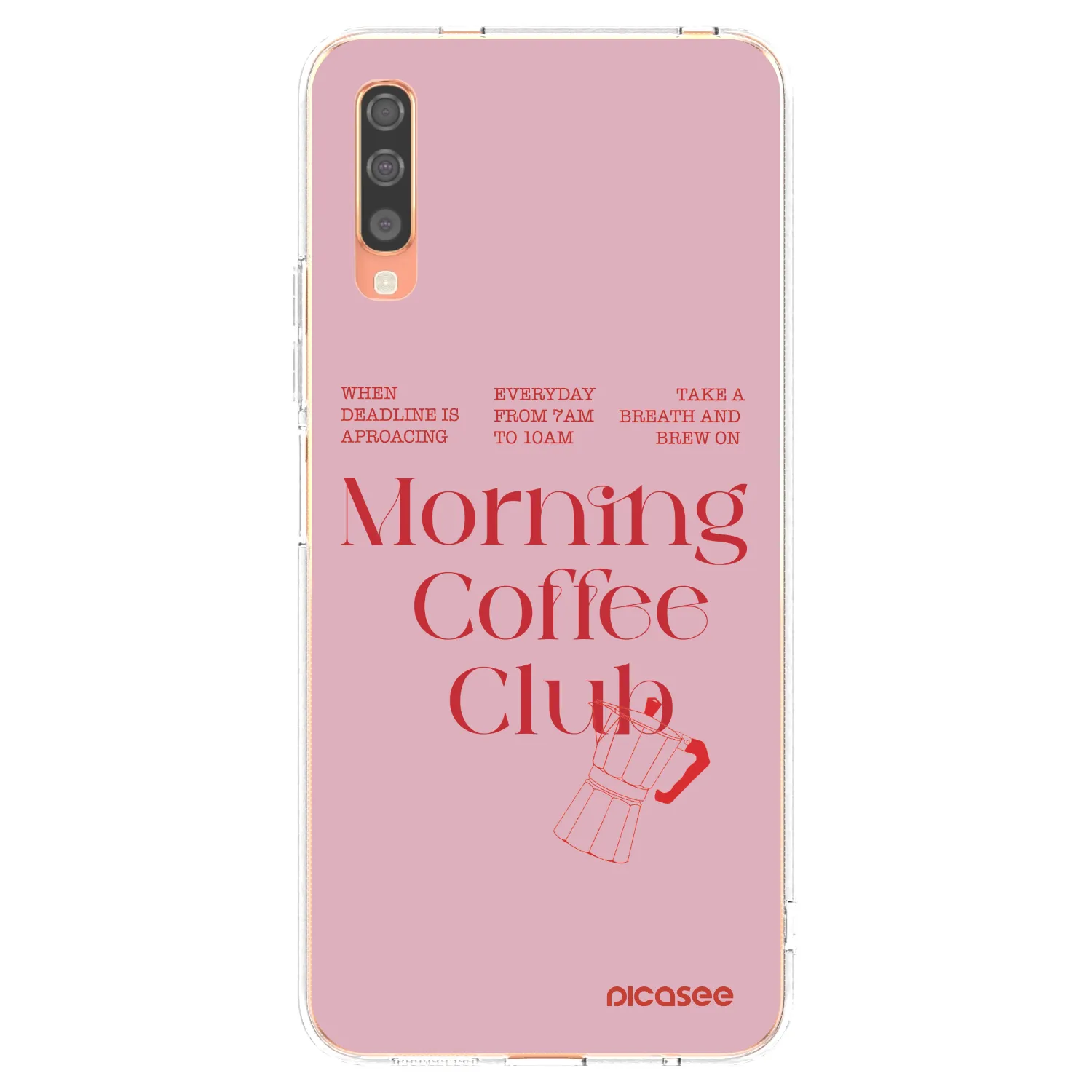 Picasee silikonski prozorni ovitek za Samsung Galaxy A70 A705F - Morning
