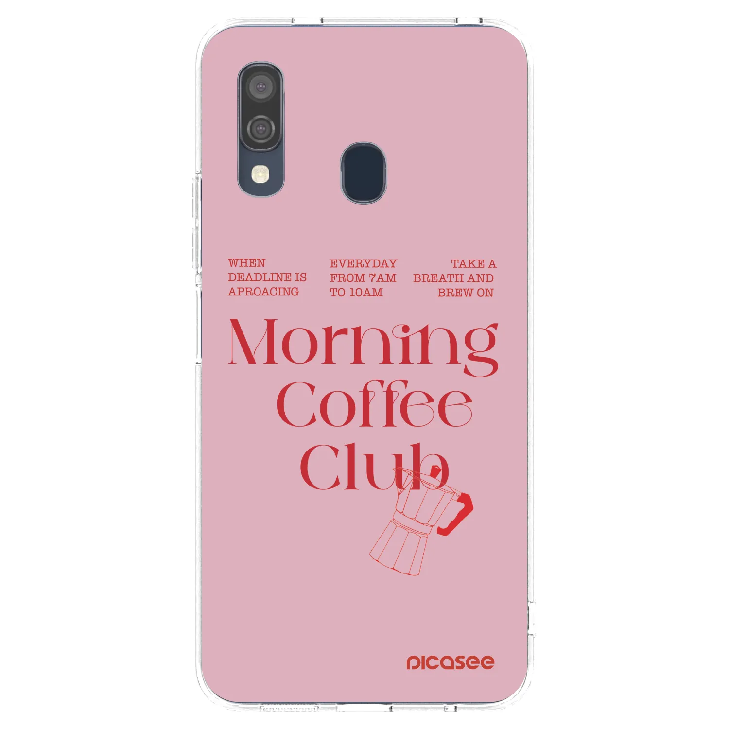 Picasee silikonski prozorni ovitek za Samsung Galaxy A40 A405F - Morning