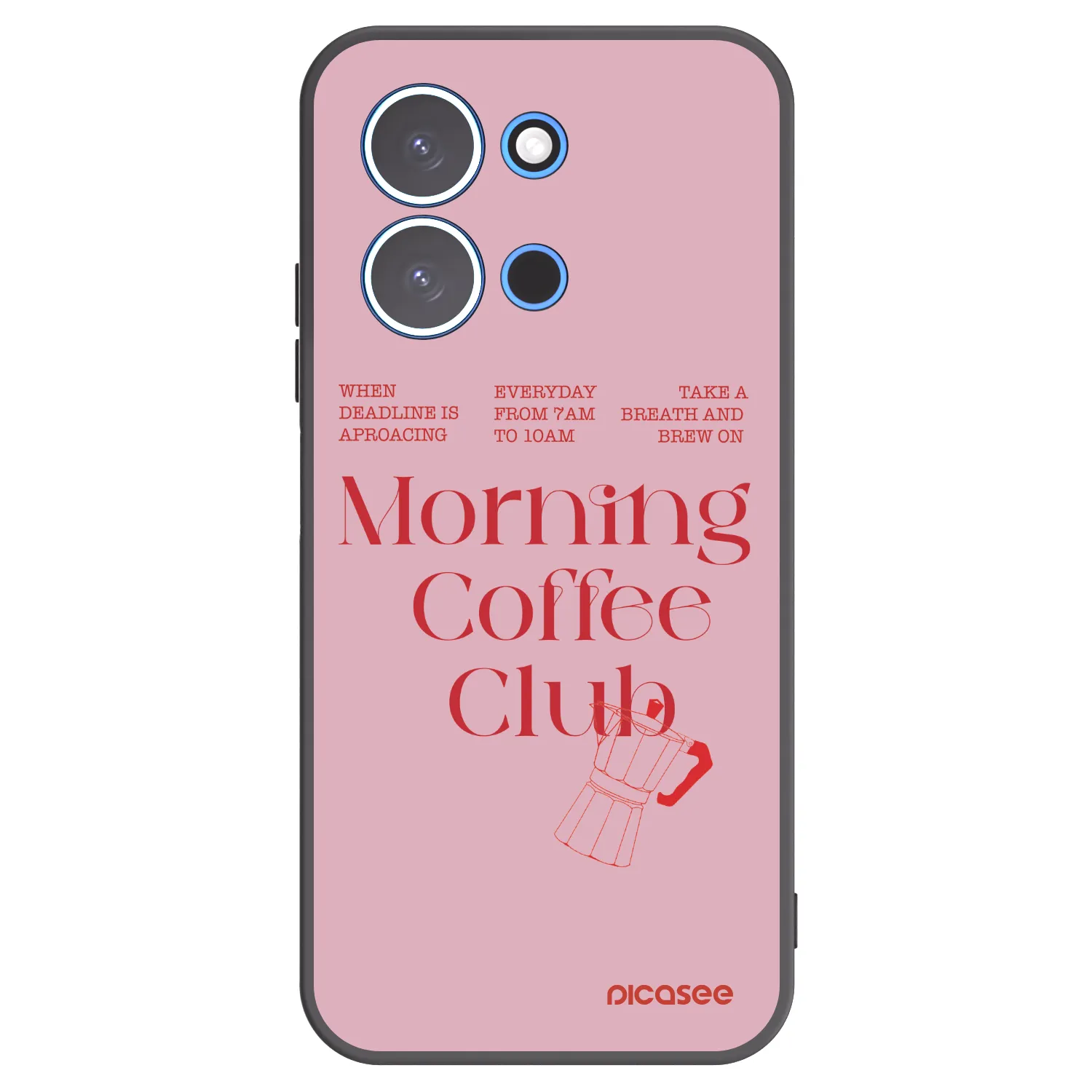 Picasee silikonski črni ovitek za Xiaomi Redmi 15C 4G - Morning