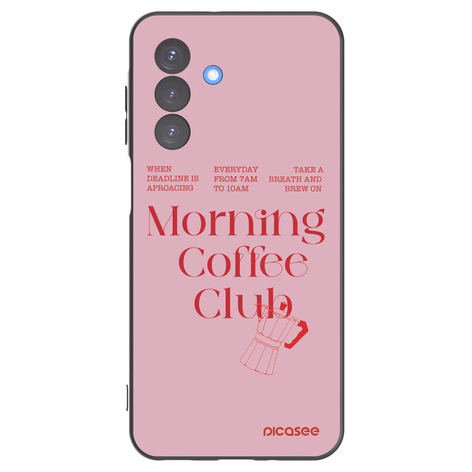 Picasee silikonski črni ovitek za Samsung Galaxy A17 5G - Morning