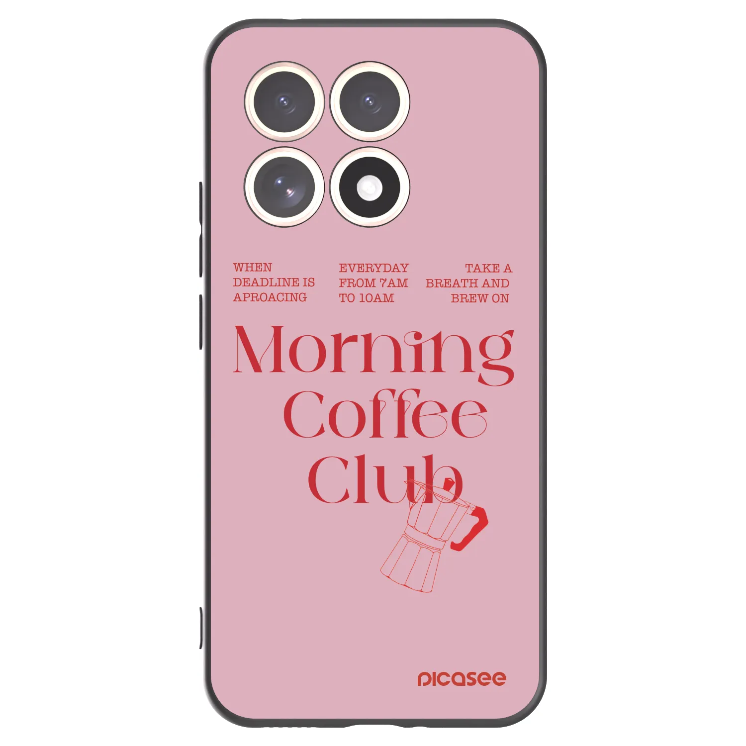 Picasee silikonski črni ovitek za Xiaomi 15T - Morning