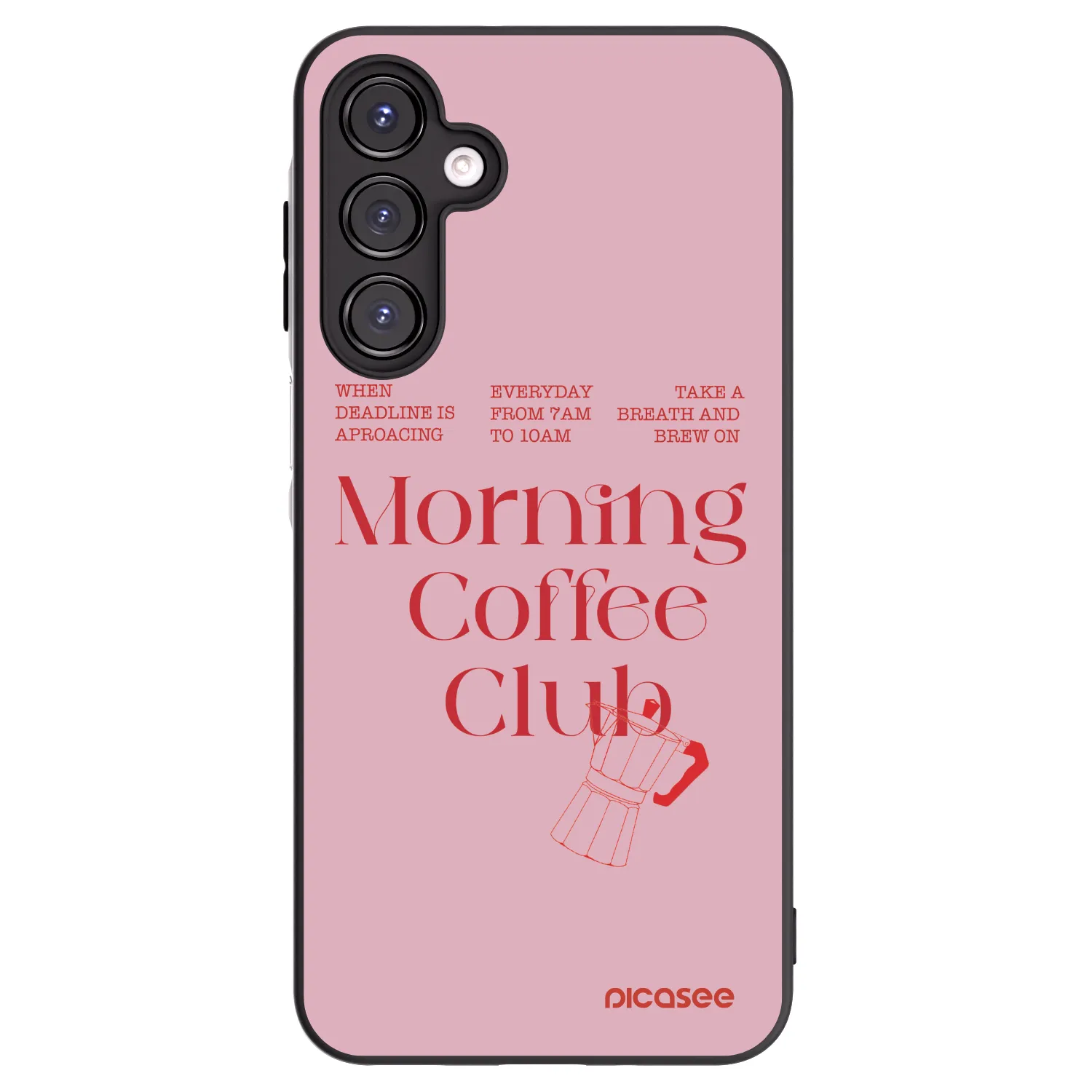 Picasee silikonski črni ovitek za Samsung Galaxy A16 4G - Morning