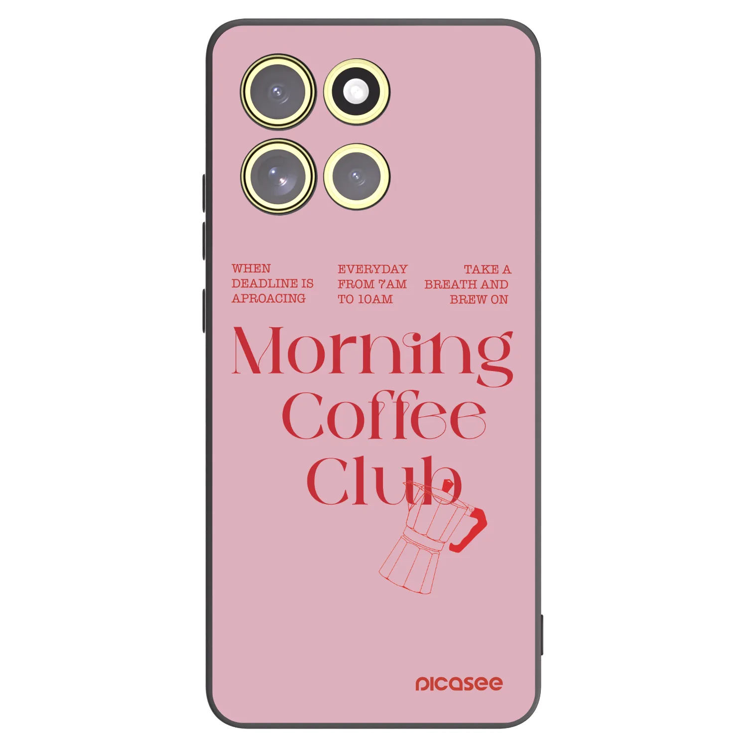 Picasee silikonski črni ovitek za Motorola Moto G86 Power 5G - Morning