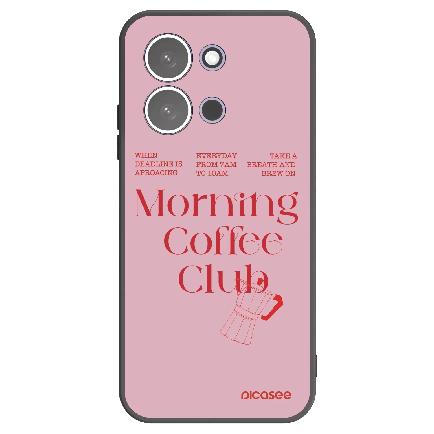 Picasee silikonski črni ovitek za Xiaomi Redmi 15C 5G - Morning