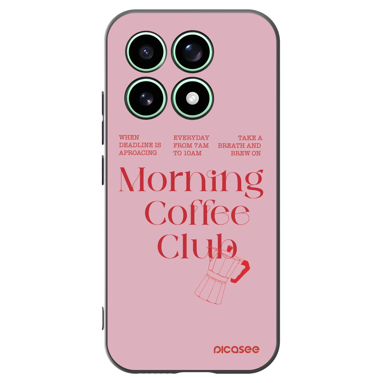 Picasee silikonski črni ovitek za Xiaomi 17 - Morning