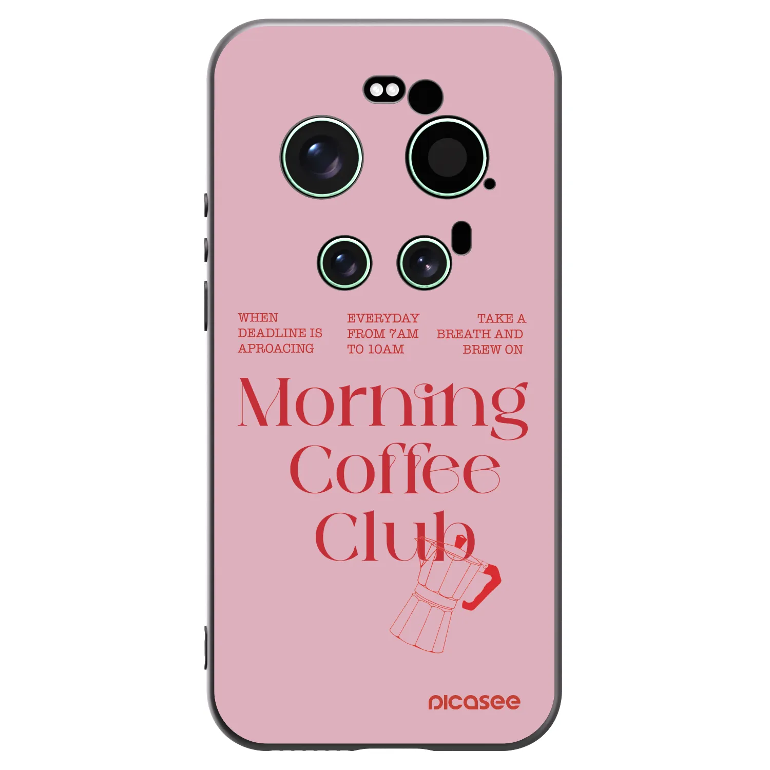 Picasee silikonski črni ovitek za Xiaomi 17 Ultra - Morning