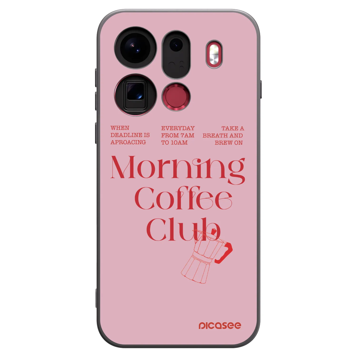 Picasee silikonski črni ovitek za OPPO Find X9 Pro - Morning