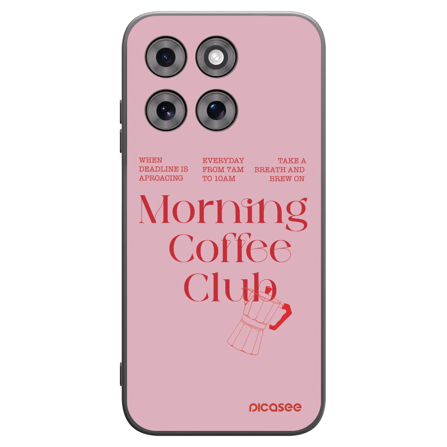 Picasee silikonski črni ovitek za Motorola Moto G77 - Morning