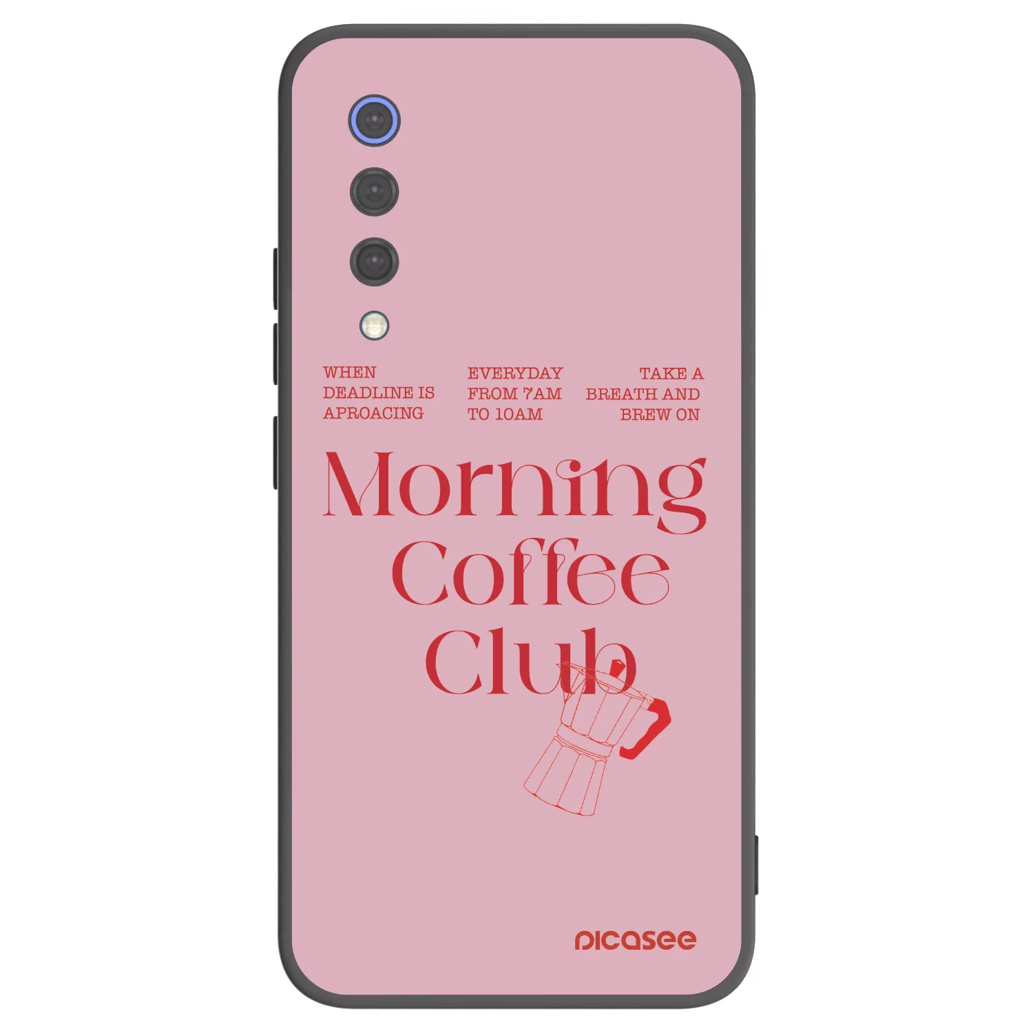 Picasee silikonski črni ovitek za Xiaomi Mi 9 SE - Morning