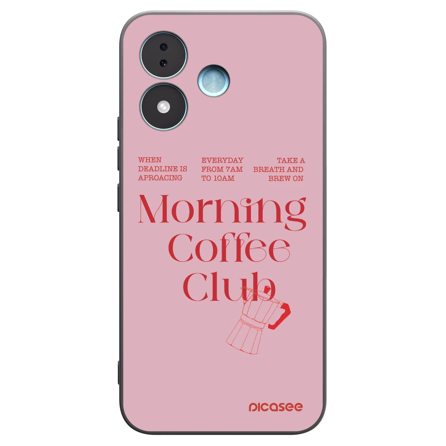 Picasee silikonski črni ovitek za Xiaomi Redmi Note 17 5G - Morning