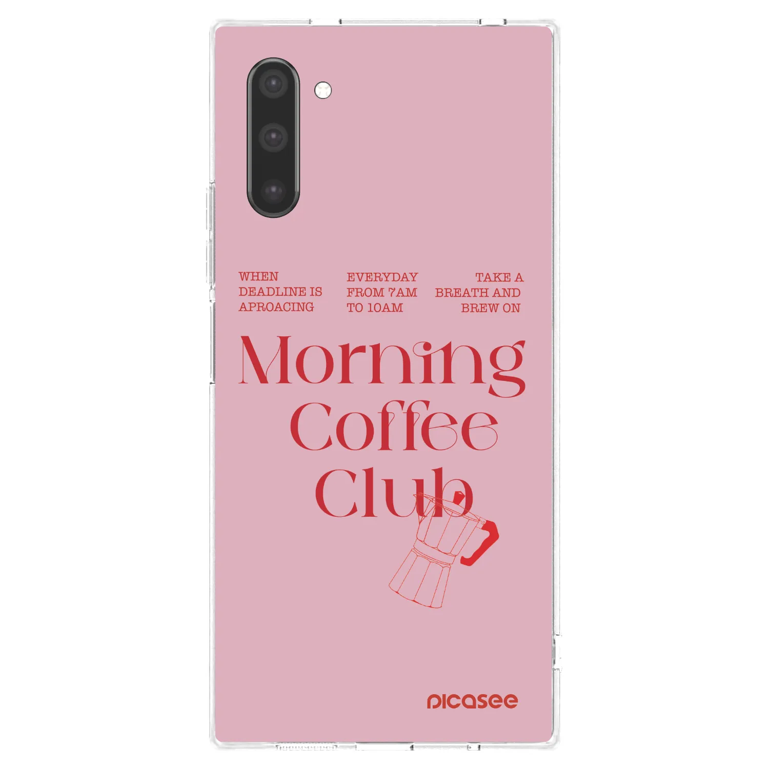 Picasee silikonski prozorni ovitek za Samsung Galaxy Note 10 N970F - Morning