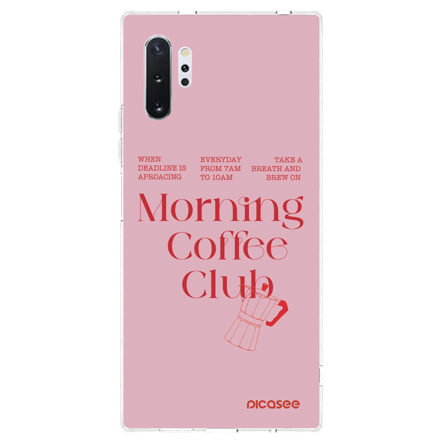 Picasee silikonski prozorni ovitek za Samsung Galaxy Note 10+ N975F - Morning