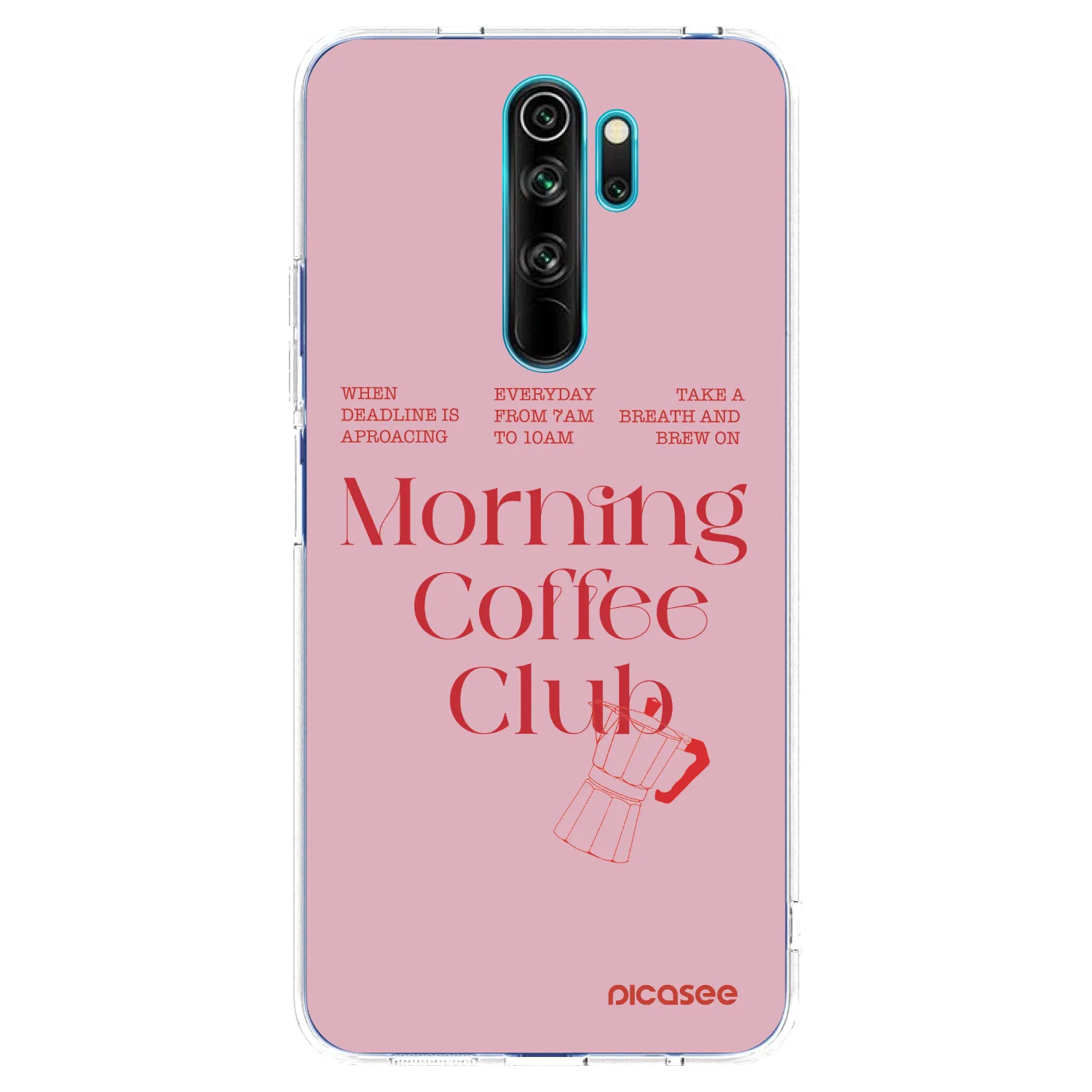 Picasee silikonski prozorni ovitek za Xiaomi Redmi Note 8 Pro - Morning