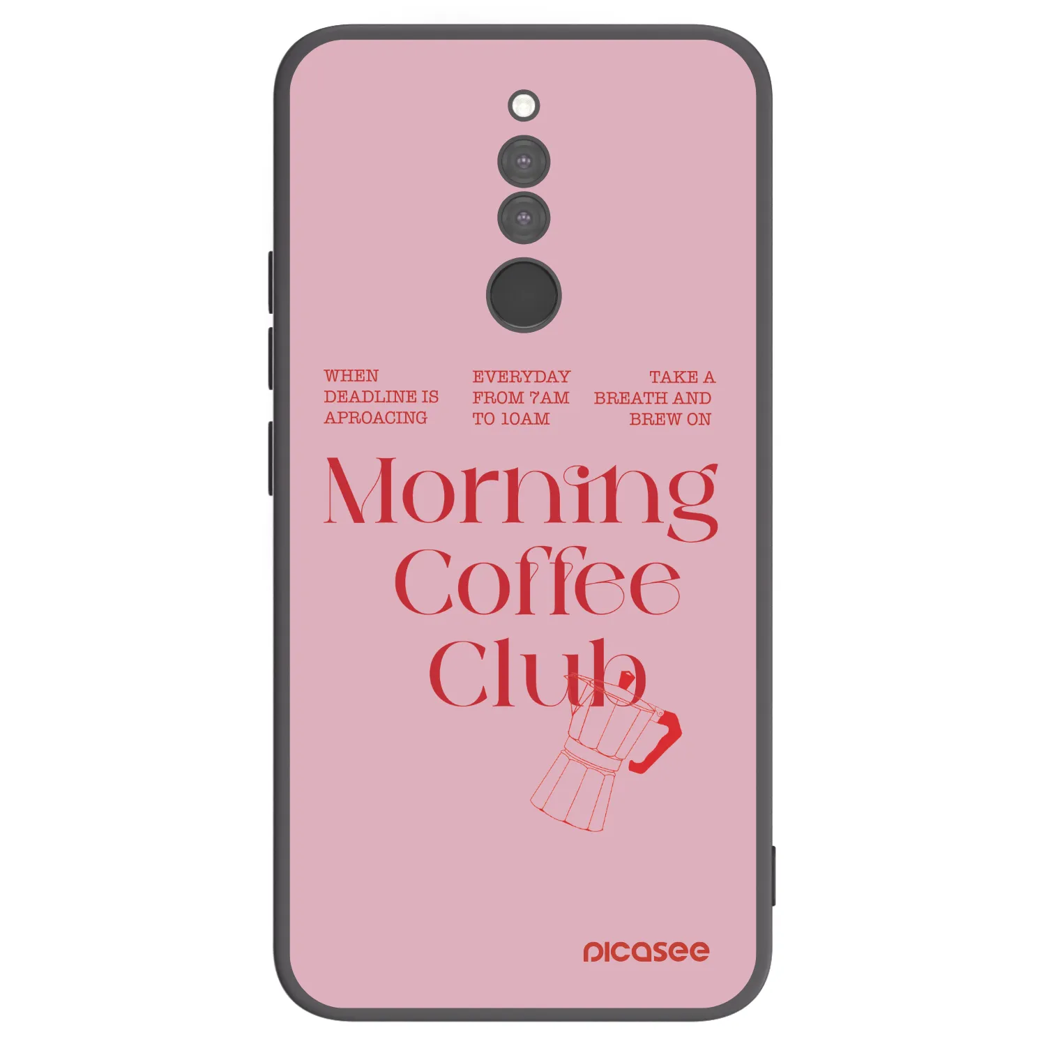 Picasee silikonski črni ovitek za Xiaomi Redmi 8 - Morning