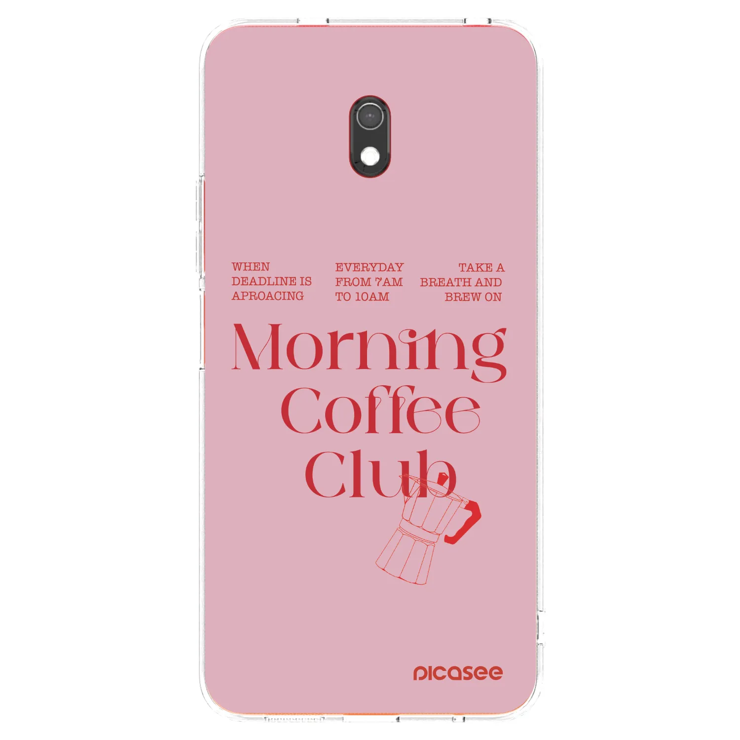 Picasee silikonski prozorni ovitek za Xiaomi Redmi 8A - Morning