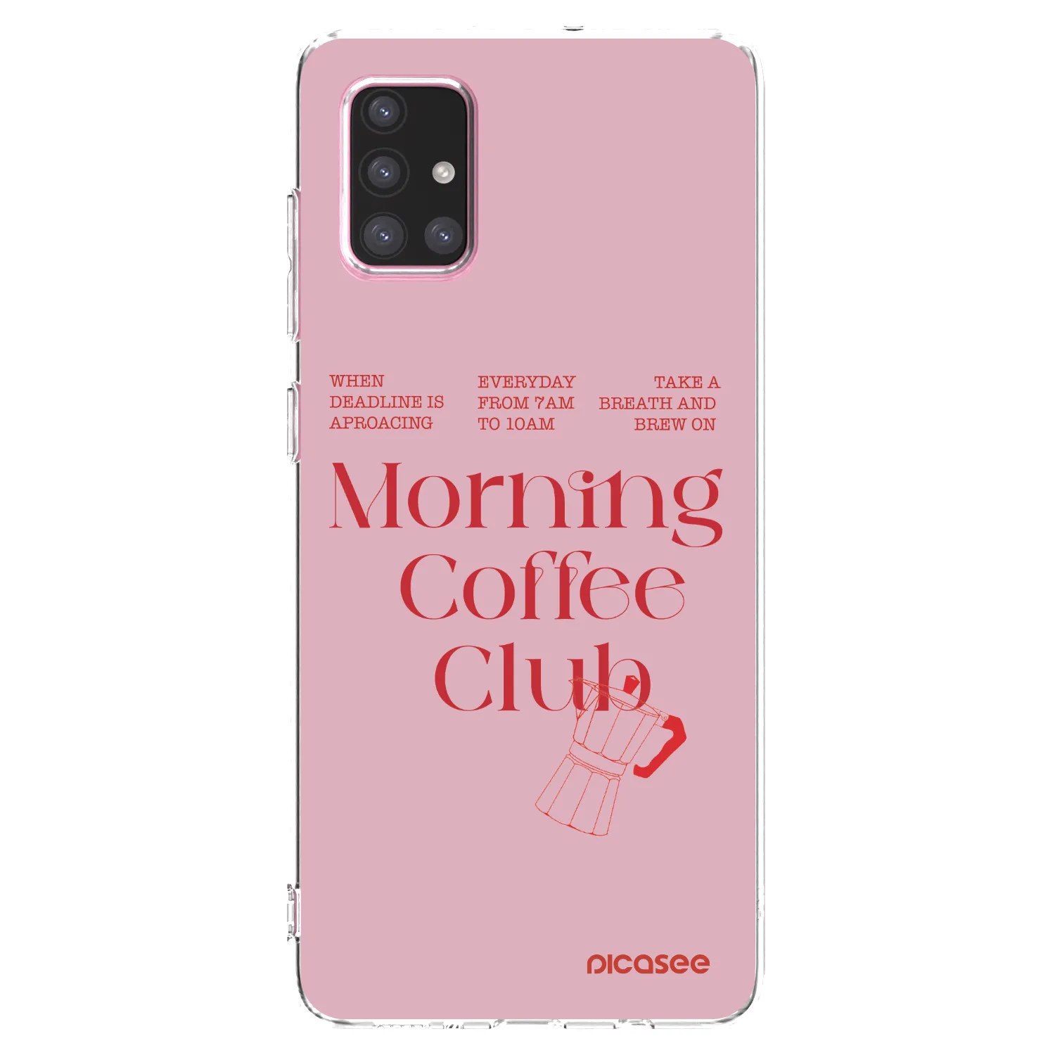 Picasee silikonski prozorni ovitek za Samsung Galaxy A71 A715F - Morning