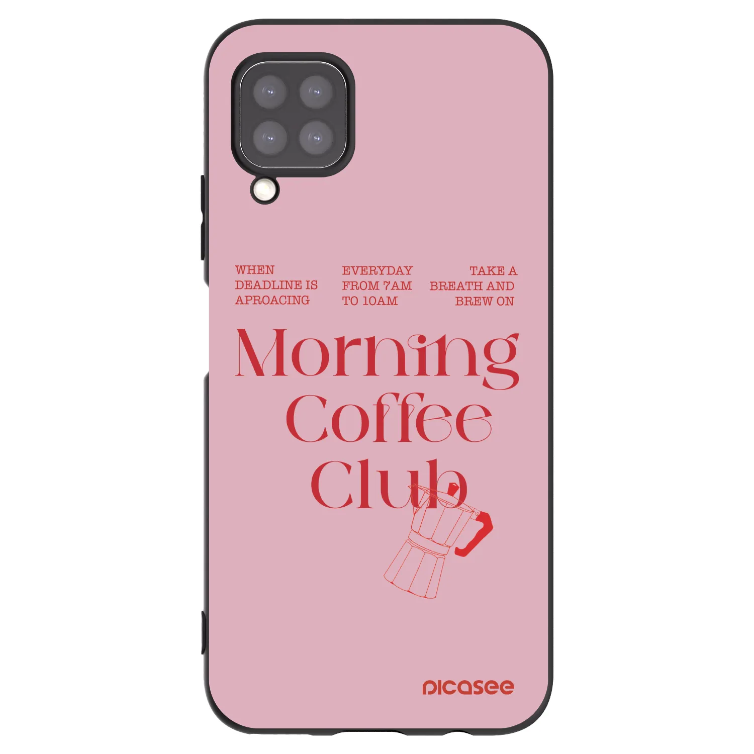 Picasee silikonski črni ovitek za Huawei P40 Lite - Morning