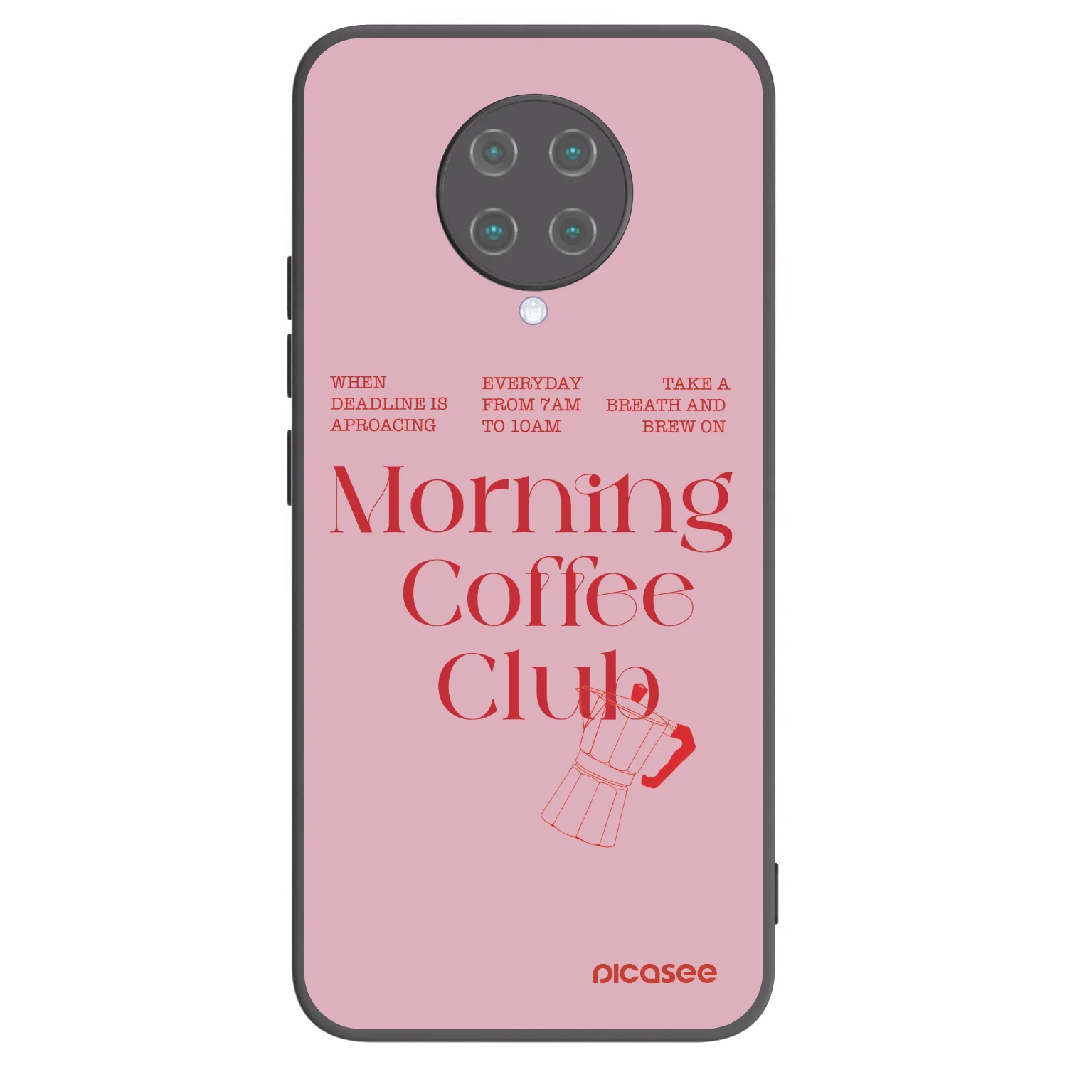 Picasee silikonski črni ovitek za Xiaomi Poco F2 Pro - Morning