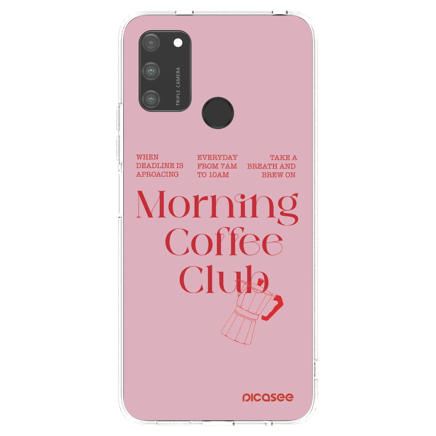 Picasee silikonski prozorni ovitek za Honor 9A - Morning