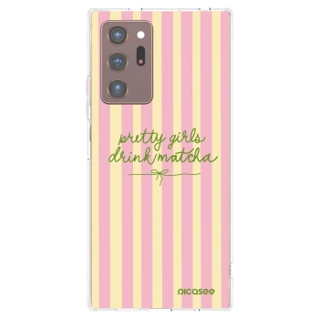 Picasee silikonski prozorni ovitek za Samsung Galaxy Note 20 Ultra - Pretty matcha