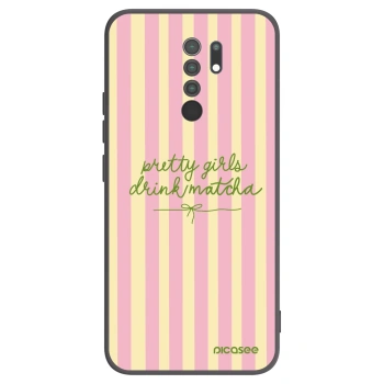 Picasee silikonski črni ovitek za Xiaomi Redmi 9 - Pretty matcha
