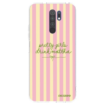 Picasee silikonski prozorni ovitek za Xiaomi Redmi 9 - Pretty matcha