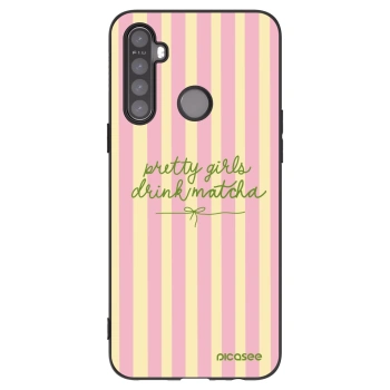 Picasee silikonski črni ovitek za Realme 5 - Pretty matcha