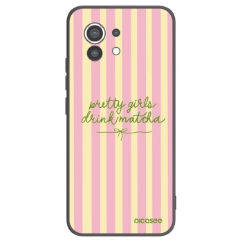 Picasee silikonski črni ovitek za Xiaomi Mi 11 - Pretty matcha