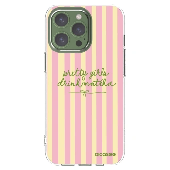 Picasee silikonski prozorni ovitek za Apple iPhone 13 Pro - Pretty matcha