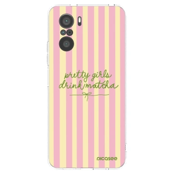 Picasee silikonski prozorni ovitek za Xiaomi Poco F3 - Pretty matcha