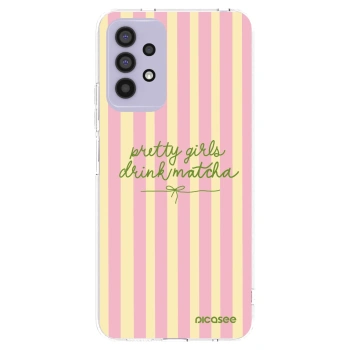 Picasee silikonski prozorni ovitek za Samsung Galaxy A32 4G SM-A325F - Pretty matcha