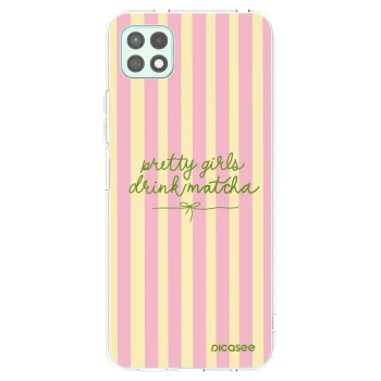 Picasee silikonski prozorni ovitek za Samsung Galaxy A22 A226B 5G - Pretty matcha