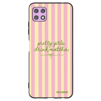 Picasee silikonski črni ovitek za Samsung Galaxy A22 A226B 5G - Pretty matcha